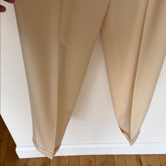 Talbots wool pant set blazer and trousers Cream Women's Jumpsuit - Picture 8 of 13